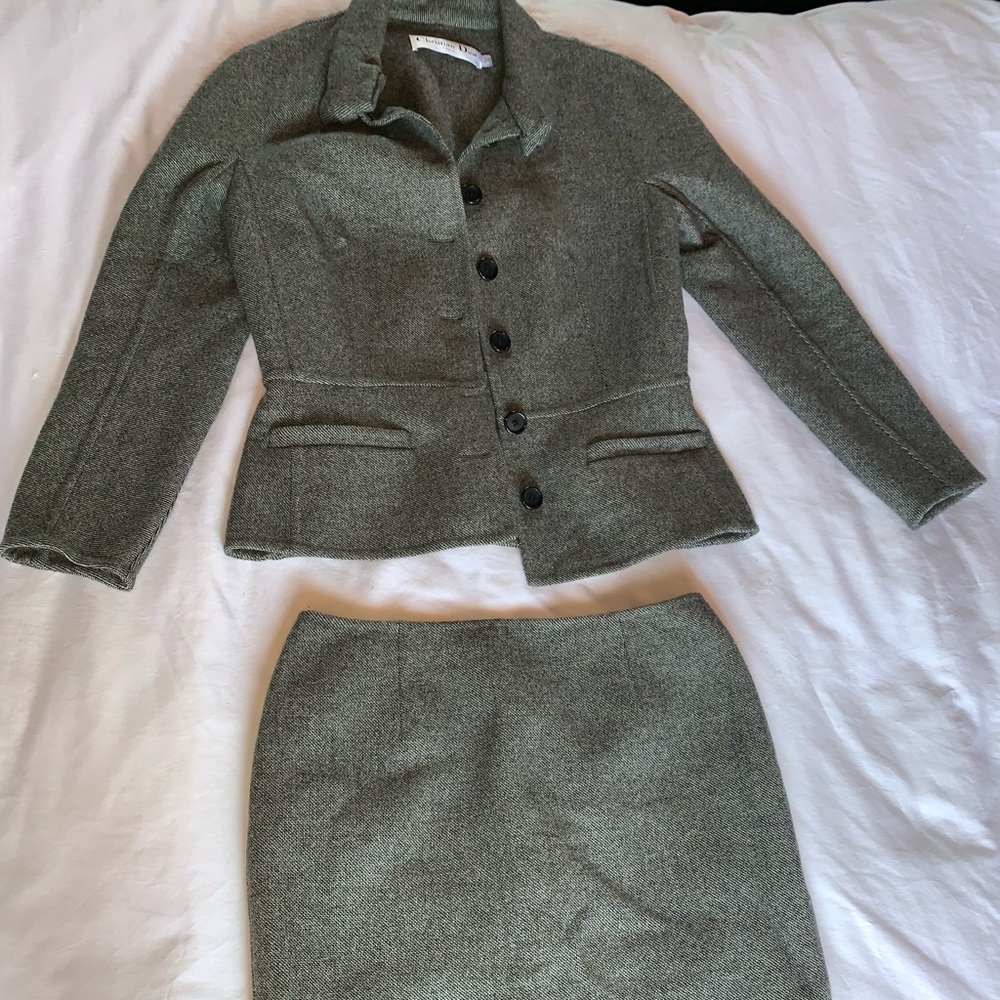 VINTAGE Christian Dior Skirt and Blazer